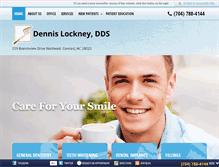 Tablet Screenshot of drlockney.com